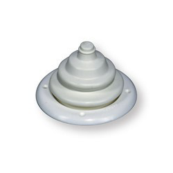 Soffietto Cuffia passacavi in PVC con ghiera rigida per barca, Camper, Gommone